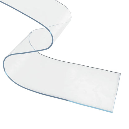 vidaXL Door Curtain Transparent 300 mmx2,6 mm 10 m PVC
