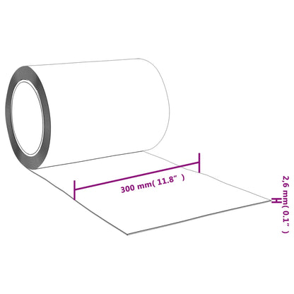vidaXL Door Curtain Transparent 300 mmx2,6 mm 10 m PVC