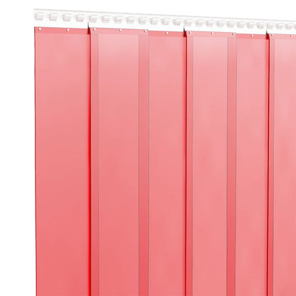 vidaXL Door Curtain Red 200 mmx1,6 mm 10 m PVC