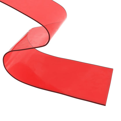 vidaXL Door Curtain Red 200 mmx1,6 mm 10 m PVC