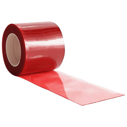 vidaXL Door Curtain Red 200 mmx1,6 mm 25 m PVC