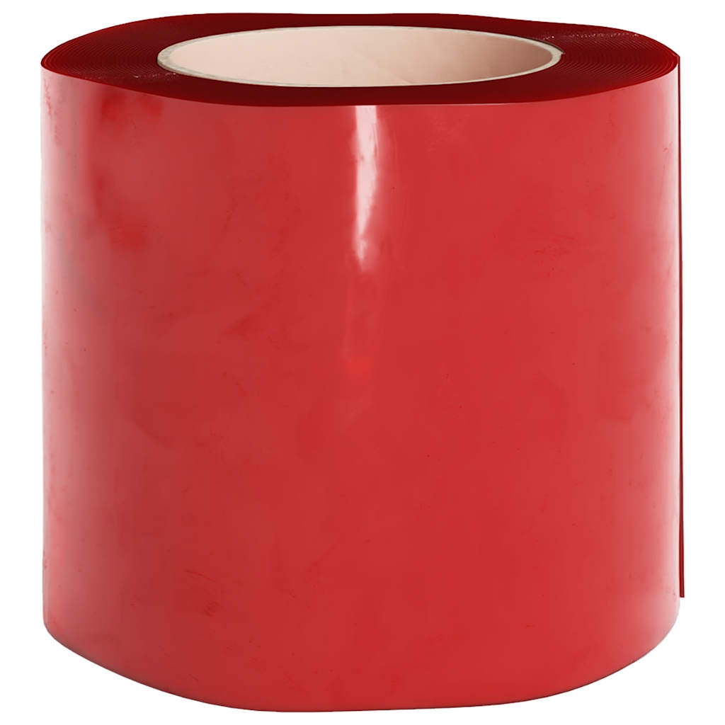 vidaXL Door Curtain Red 200 mmx1,6 mm 25 m PVC
