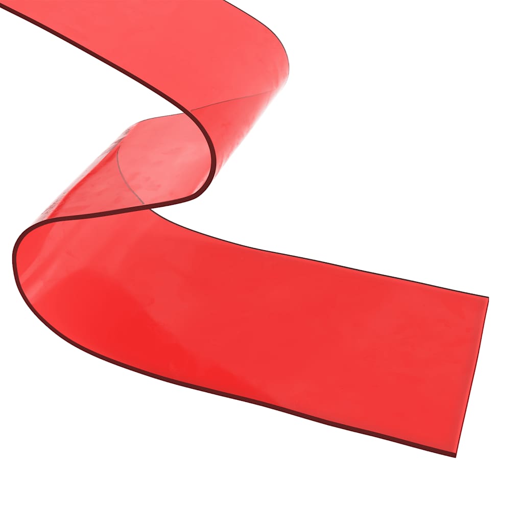 vidaXL Door Curtain Red 200 mmx1,6 mm 25 m PVC
