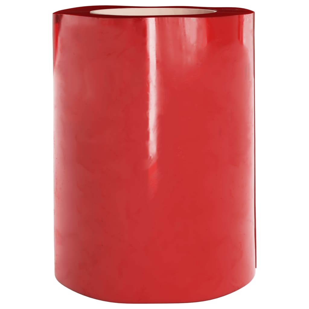 vidaXL Door Curtain Red 300 mmx2.6 mm 25 m PVC
