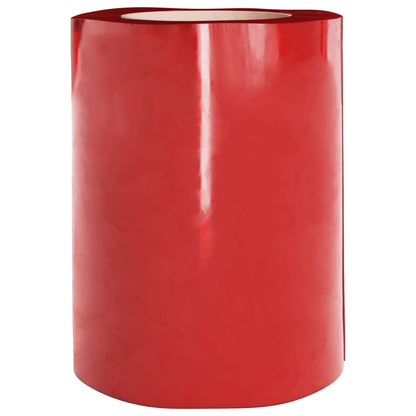 vidaXL Door Curtain Red 300 mmx2.6 mm 25 m PVC