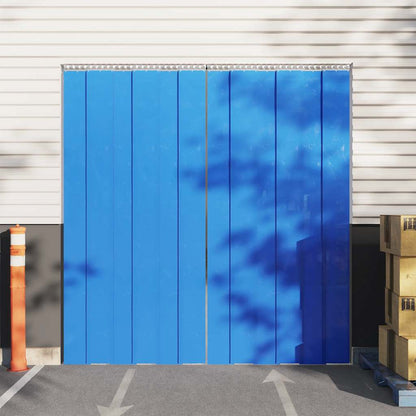 vidaXL Door Curtain Blue 200 mmx1,6 mm 25 m PVC