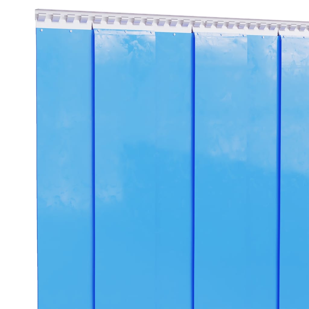 vidaXL Door Curtain Blue 300 mmx2.6 mm 25 m PVC