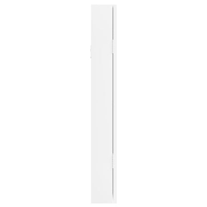 vidaXL Mirror Jewellery Cabinet Wall Mounted White 30x8,5x67 cm