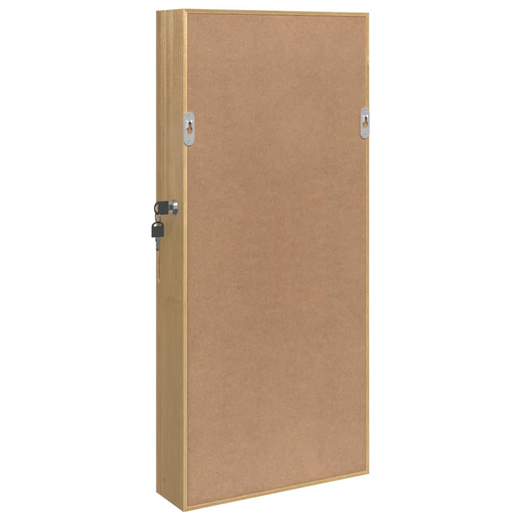 vidaXL Mirror Jewellery Cabinet Wall Mounted 30x8.5x67 cm