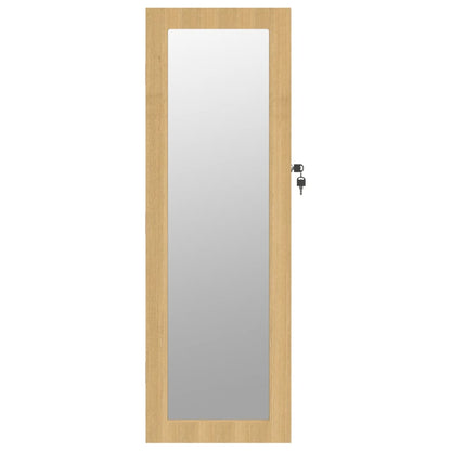 vidaXL Mirror Jewellery Cabinet Wall Mounted 30x8.5x90 cm