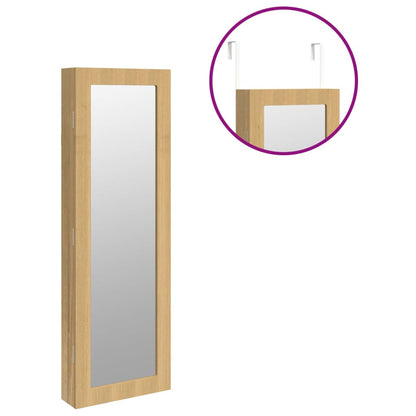 vidaXL Mirror Jewellery Cabinet Wall Mounted 30x8.5x90 cm