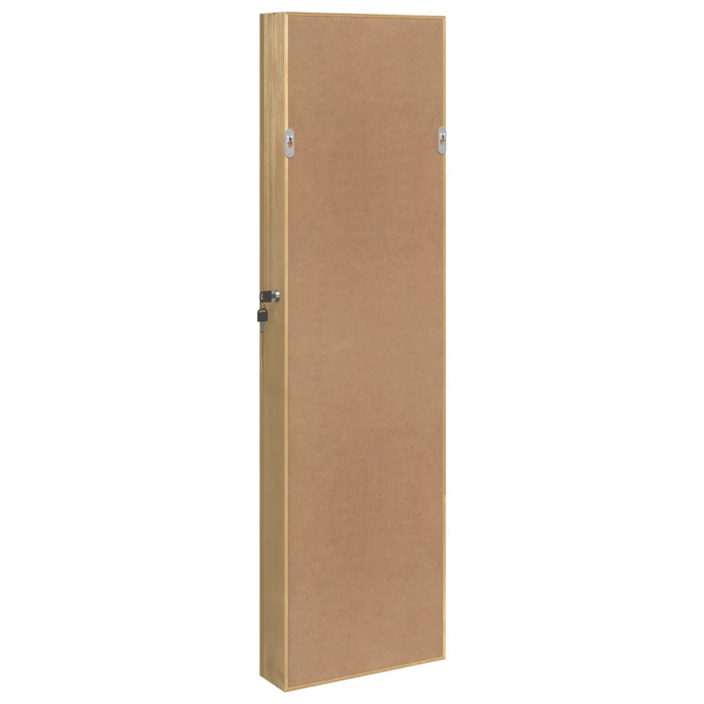 vidaXL Mirror Jewellery Cabinet Wall Mounted 30x8.5x106 cm