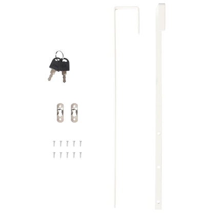 vidaXL Mirror Jewellery Cabinet Wall Mounted 30x8.5x106 cm