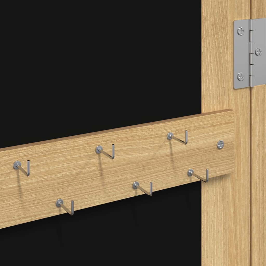 vidaXL Mirror Jewellery Cabinet Wall Mounted 37.5x10x106 cm