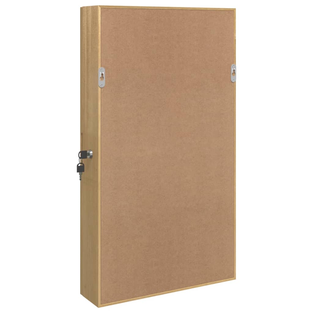 vidaXL Mirror Jewellery Cabinet Wall Mounted 37.5x10x67 cm