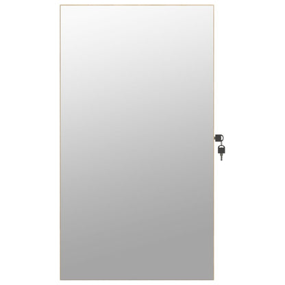 vidaXL Mirror Jewellery Cabinet with LED Lights Wall Mounted