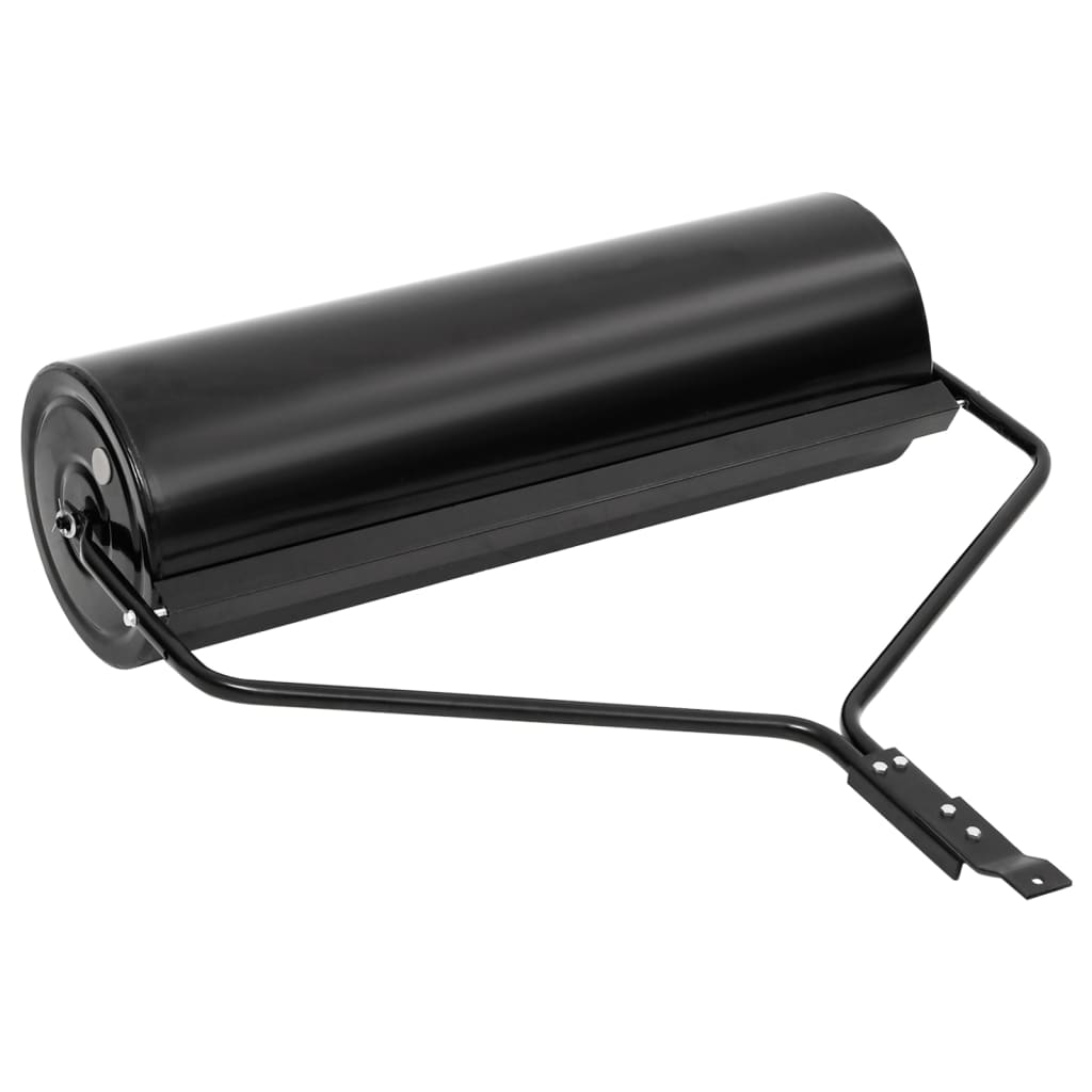 vidaXL Garden Lawn Roller Push Black 63 L Iron