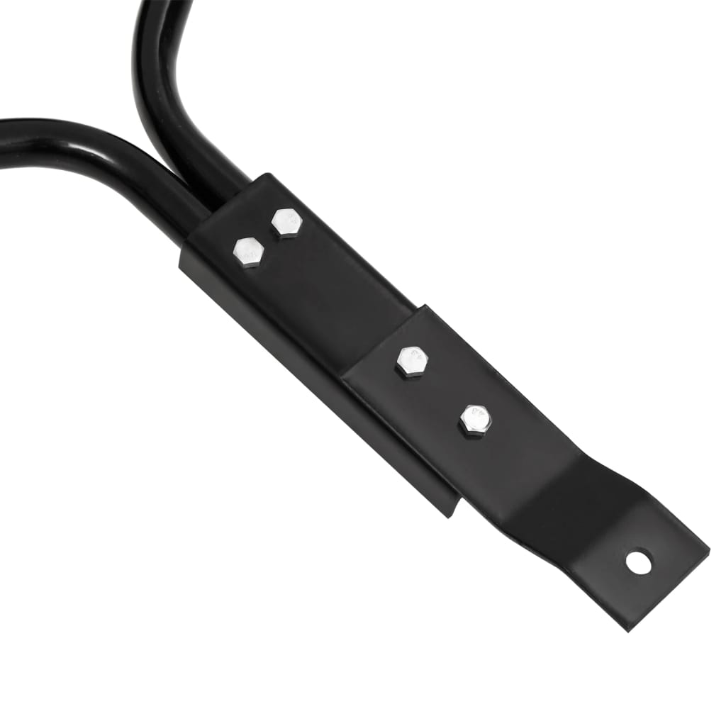 vidaXL Garden Lawn Roller Push Black 63 L Iron