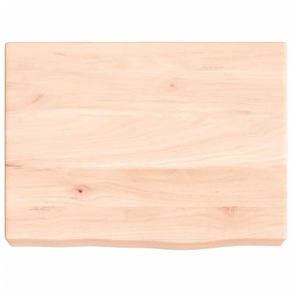 vidaXL Wall Shelf 40x30x(2-6) cm Untreated Solid Wood Oak