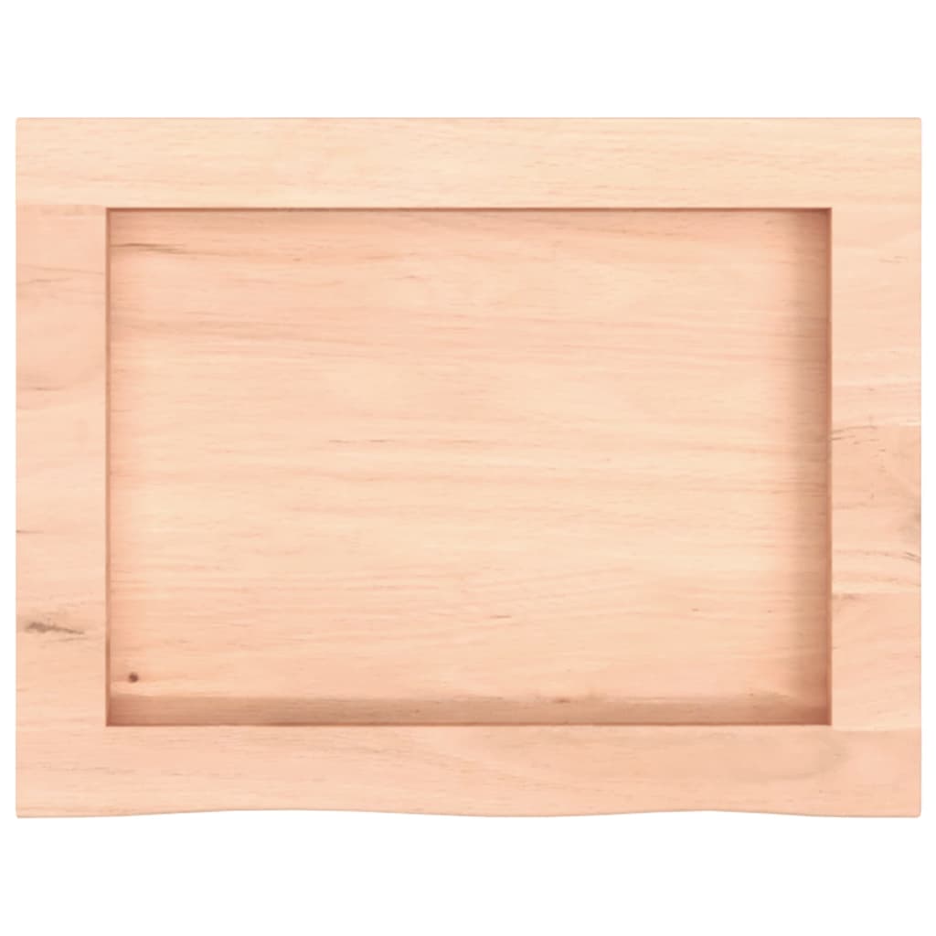 vidaXL Wall Shelf 40x30x(2-6) cm Untreated Solid Wood Oak
