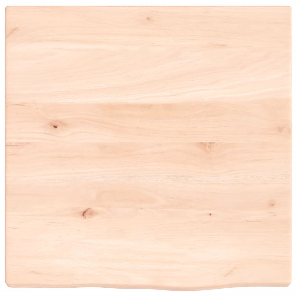 vidaXL Wall Shelf 40x40x2 cm Untreated Solid Wood Oak