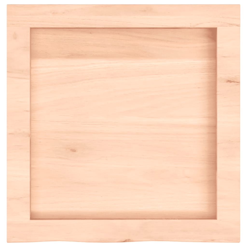 vidaXL Wall Shelf 40x40x(2-6) cm Untreated Solid Wood Oak