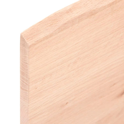 vidaXL Wall Shelf 40x60x2 cm Untreated Solid Wood Oak