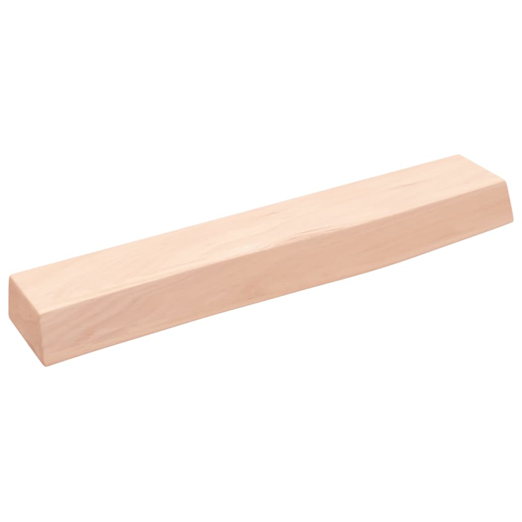 vidaXL Wall Shelf 60x10x6 cm Untreated Solid Wood Oak