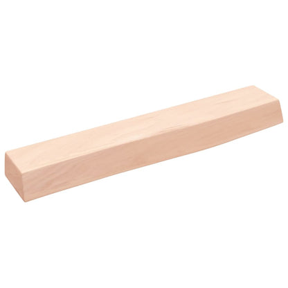 vidaXL Wall Shelf 60x10x6 cm Untreated Solid Wood Oak