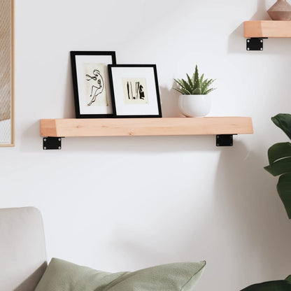 vidaXL Wall Shelf 60x10x6 cm Untreated Solid Wood Oak