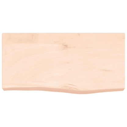 vidaXL Wall Shelf 60x30x(2-6) cm Untreated Solid Wood Oak