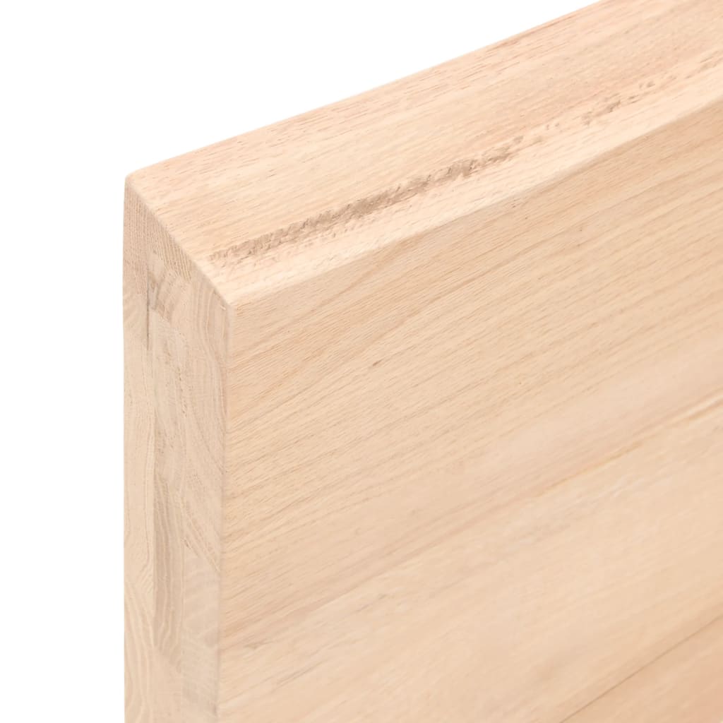 vidaXL Wall Shelf 60x40x(2-6) cm Untreated Solid Wood Oak