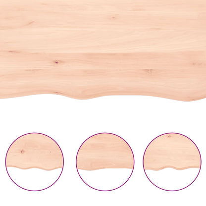 vidaXL Wall Shelf 60x60x(2-6) cm Untreated Solid Wood Oak