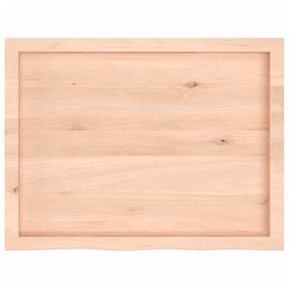 vidaXL Wall Shelf 80x60x(2-6) cm Untreated Solid Wood Oak