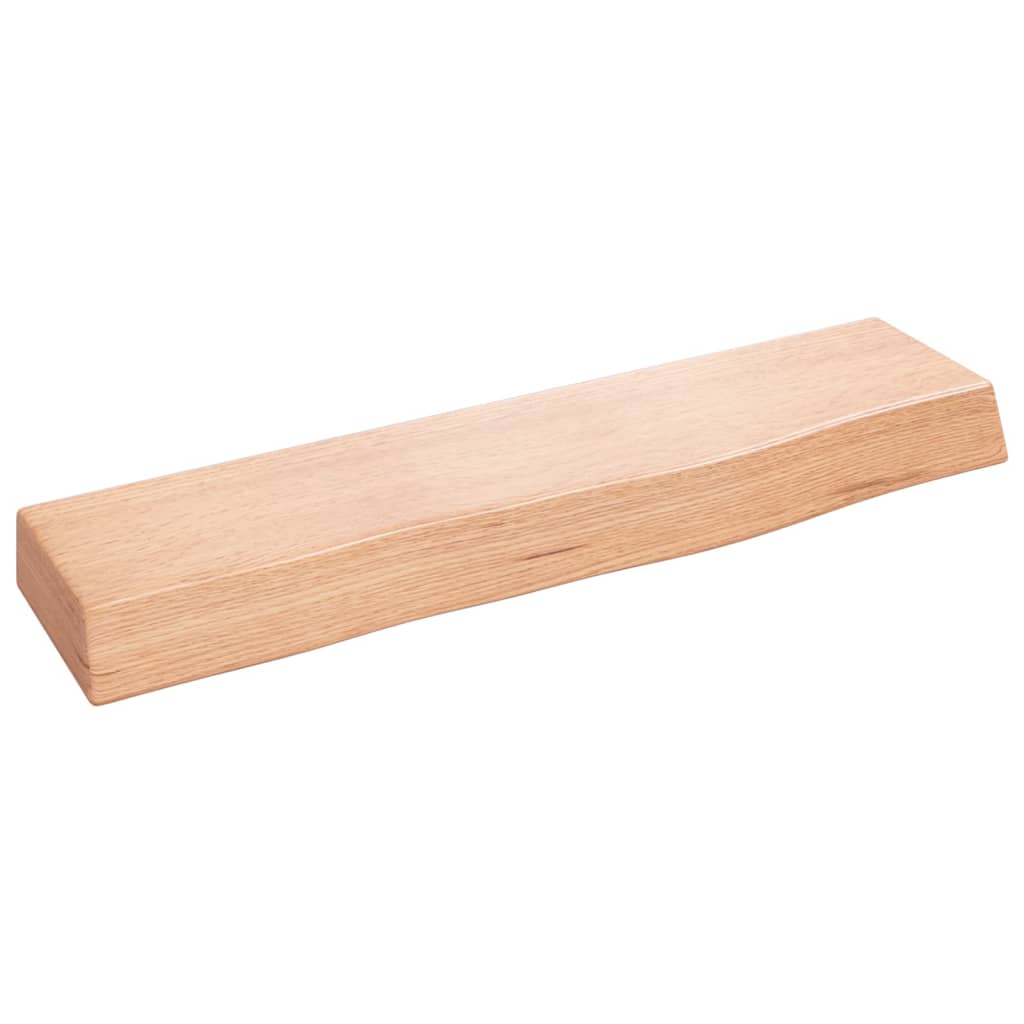 vidaXL Wall Shelf Light Brown 40x10x4 cm Treated Solid Wood Oak
