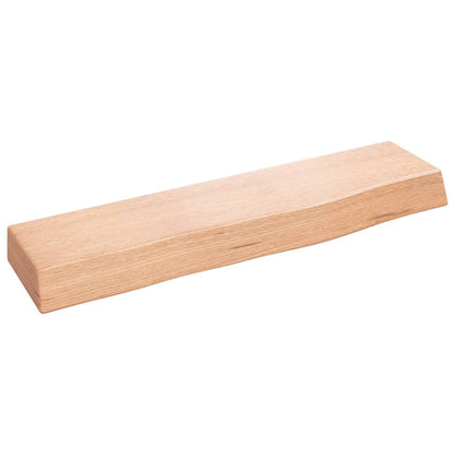 vidaXL Wall Shelf Light Brown 40x10x4 cm Treated Solid Wood Oak