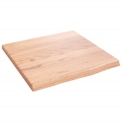 vidaXL Wall Shelf Light Brown 40x40x2 cm Treated Solid Wood Oak