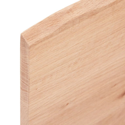 vidaXL Wall Shelf Light Brown 60x30x2 cm Treated Solid Wood Oak