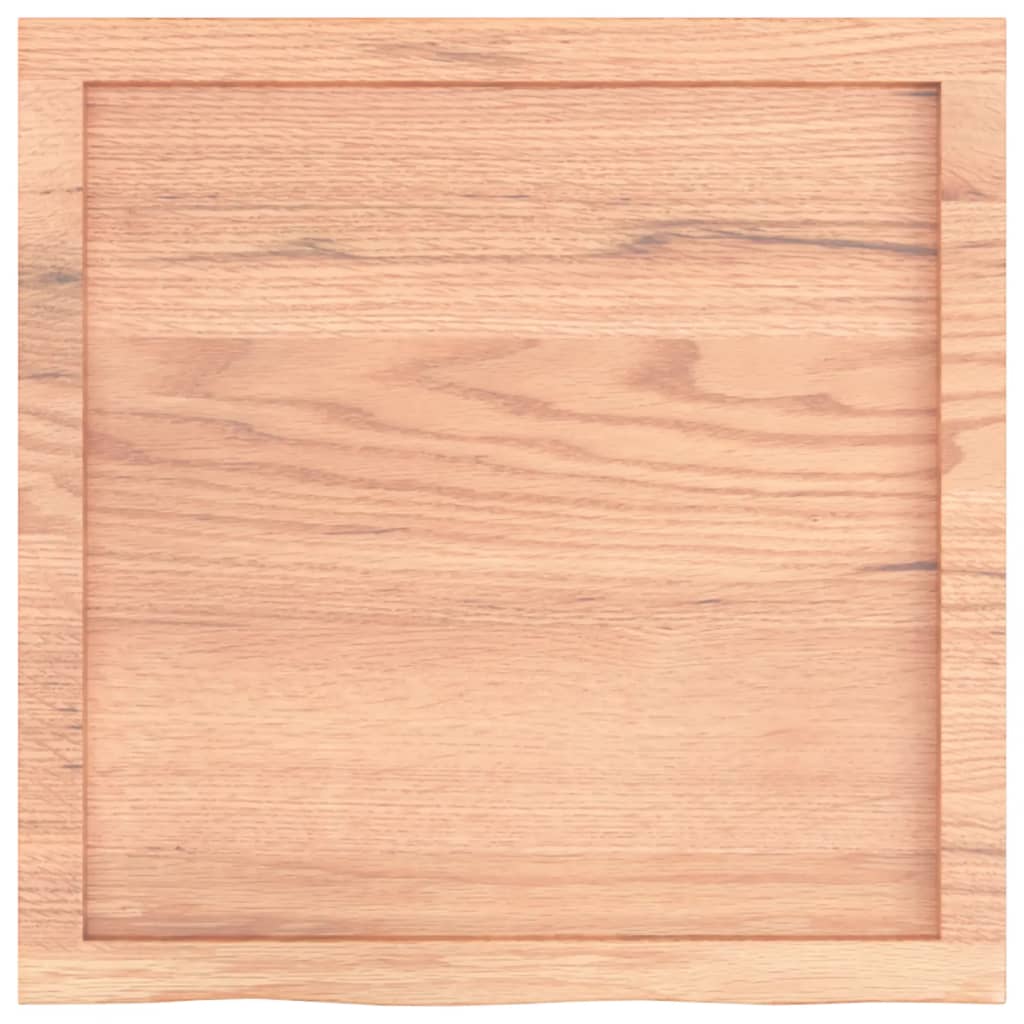 vidaXL Wall Shelf Light Brown 60x60x(2-6) cm Treated Solid Wood Oak