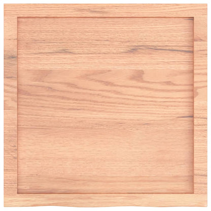 vidaXL Wall Shelf Light Brown 60x60x(2-6) cm Treated Solid Wood Oak