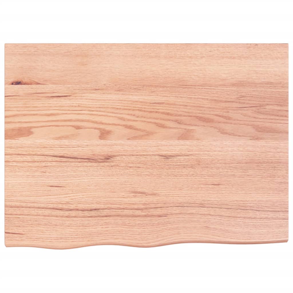 vidaXL Wall Shelf Light Brown 80x60x2 cm Treated Solid Wood Oak