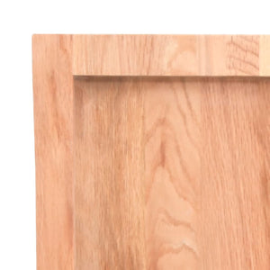 vidaXL Wall Shelf Light Brown 100x60x(2-4) cm Treated Solid Wood Oak