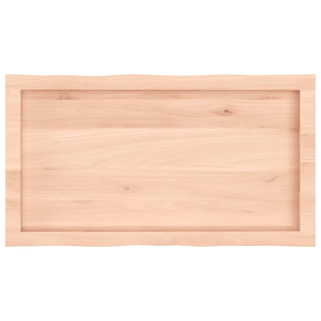 vidaXL Table Top 80x40x(2-6) cm Untreated Solid Wood Live Edge