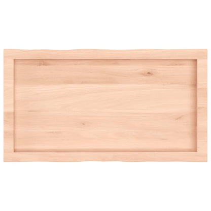 vidaXL Table Top 80x40x(2-6) cm Untreated Solid Wood Live Edge