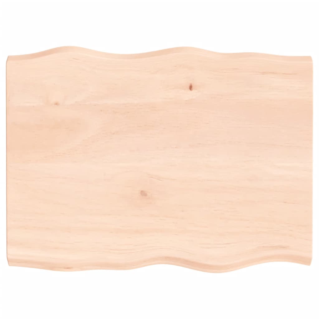 vidaXL Table Top 80x60x(2-4) cm Untreated Solid Wood Live Edge