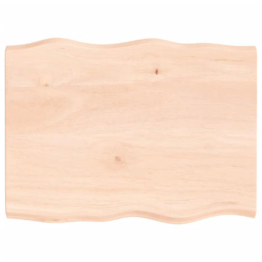 vidaXL Table Top 80x60x(2-4) cm Untreated Solid Wood Live Edge