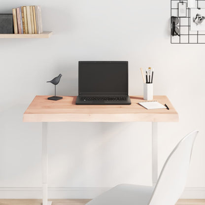 vidaXL Table Top 80x60x(2-4) cm Untreated Solid Wood Live Edge
