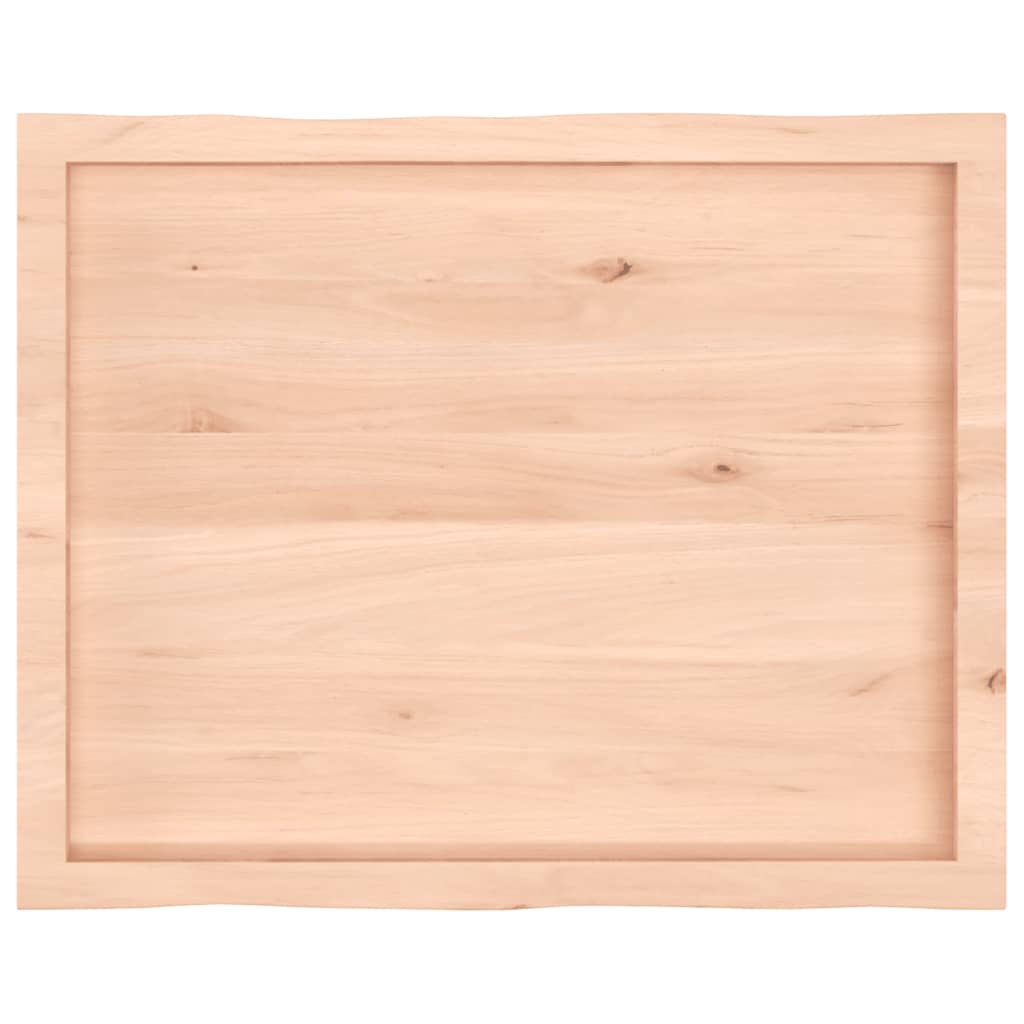 vidaXL Table Top 80x60x(2-4) cm Untreated Solid Wood Live Edge