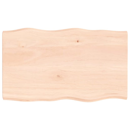 vidaXL Table Top 100x60x(2-4) cm Untreated Solid Wood Live Edge