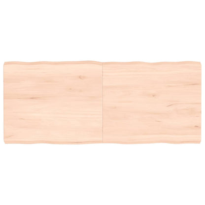 vidaXL Table Top 140x60x(2-6) cm Untreated Solid Wood Live Edge